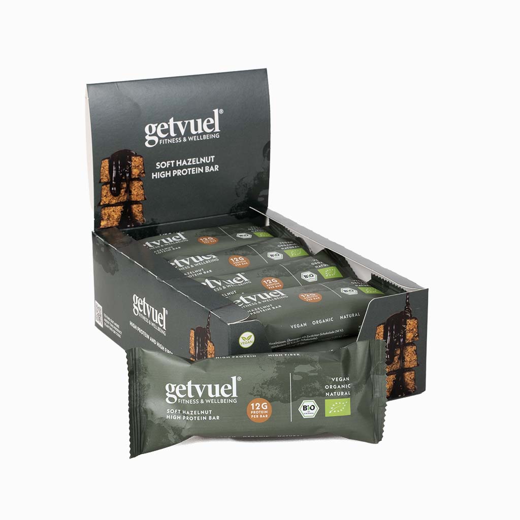 Bio PROTEINRIEGEL - Soft Hazelnut (12er Box)