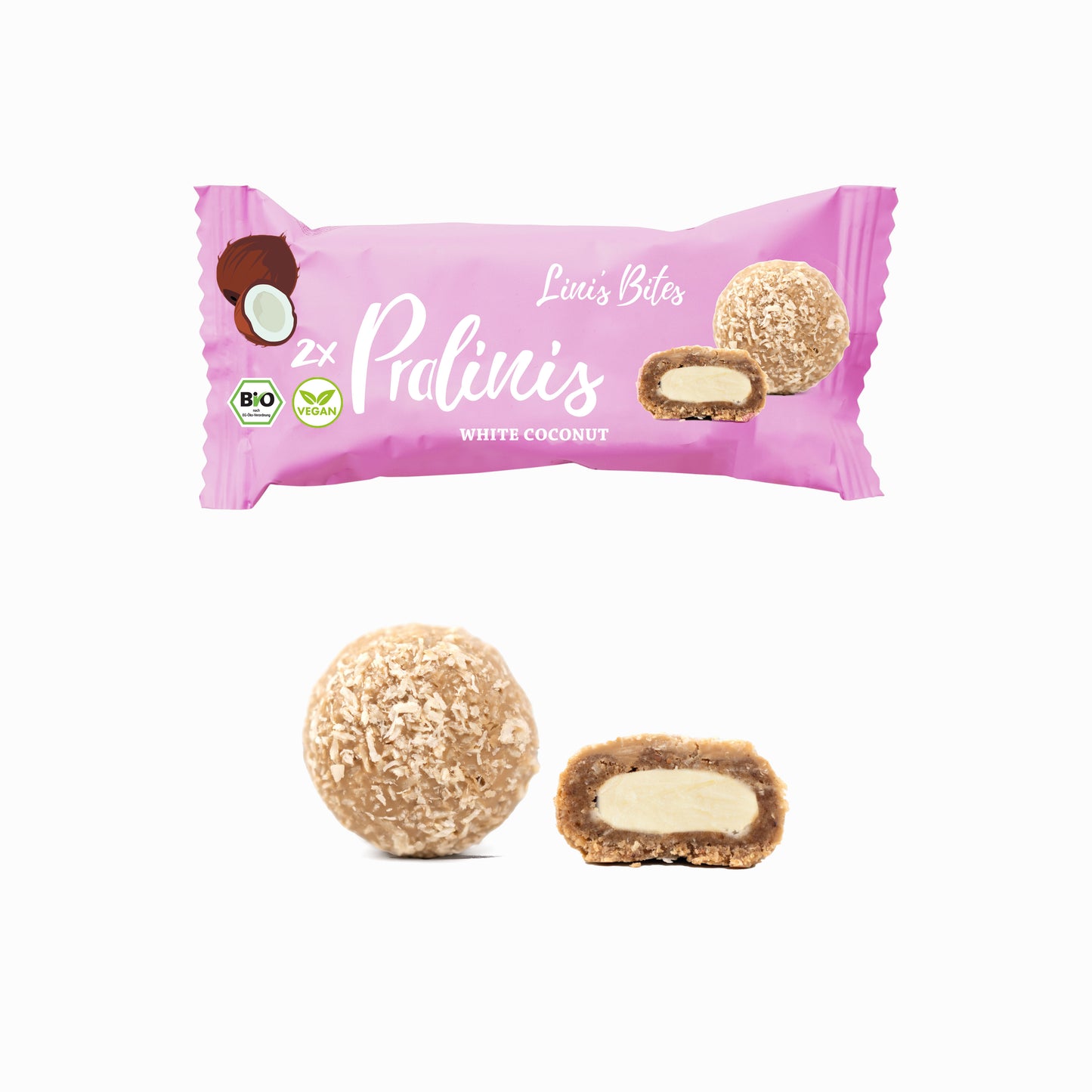 Bio PRALINIS - White Coconut (12er Box)