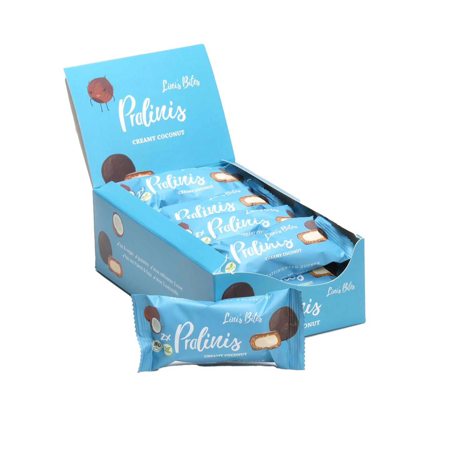 Bio PRALINIS - Creamy Coconut (12er Box)