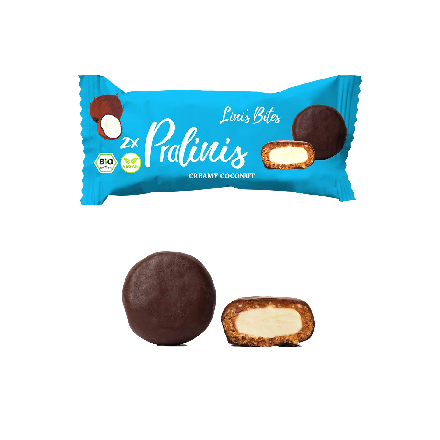 Bio PRALINIS - Creamy Coconut (12er Box)