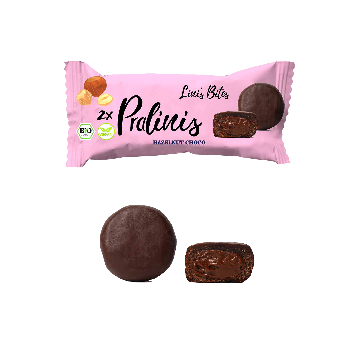 Bio PRALINIS - Hazelnut Choco (12er Box)