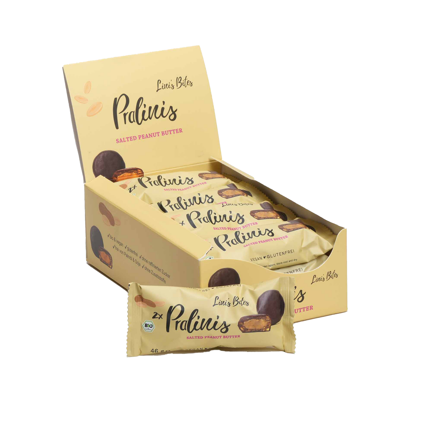 Bio PRALINIS - Salted Peanut Butter (12er Box)